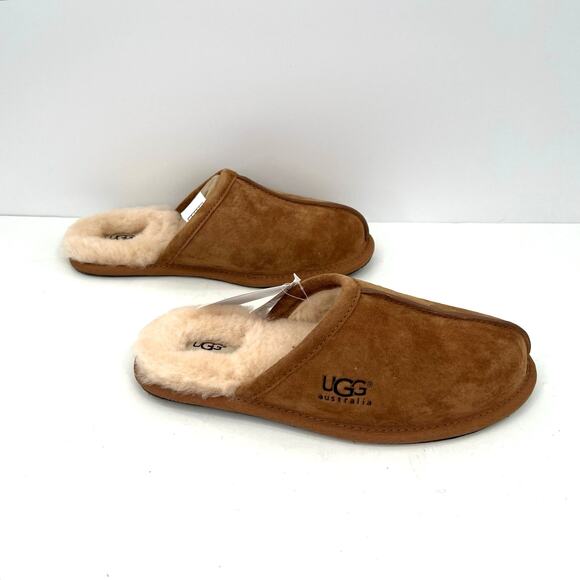 UGG Australia Scuff men’s shearing brown slippers